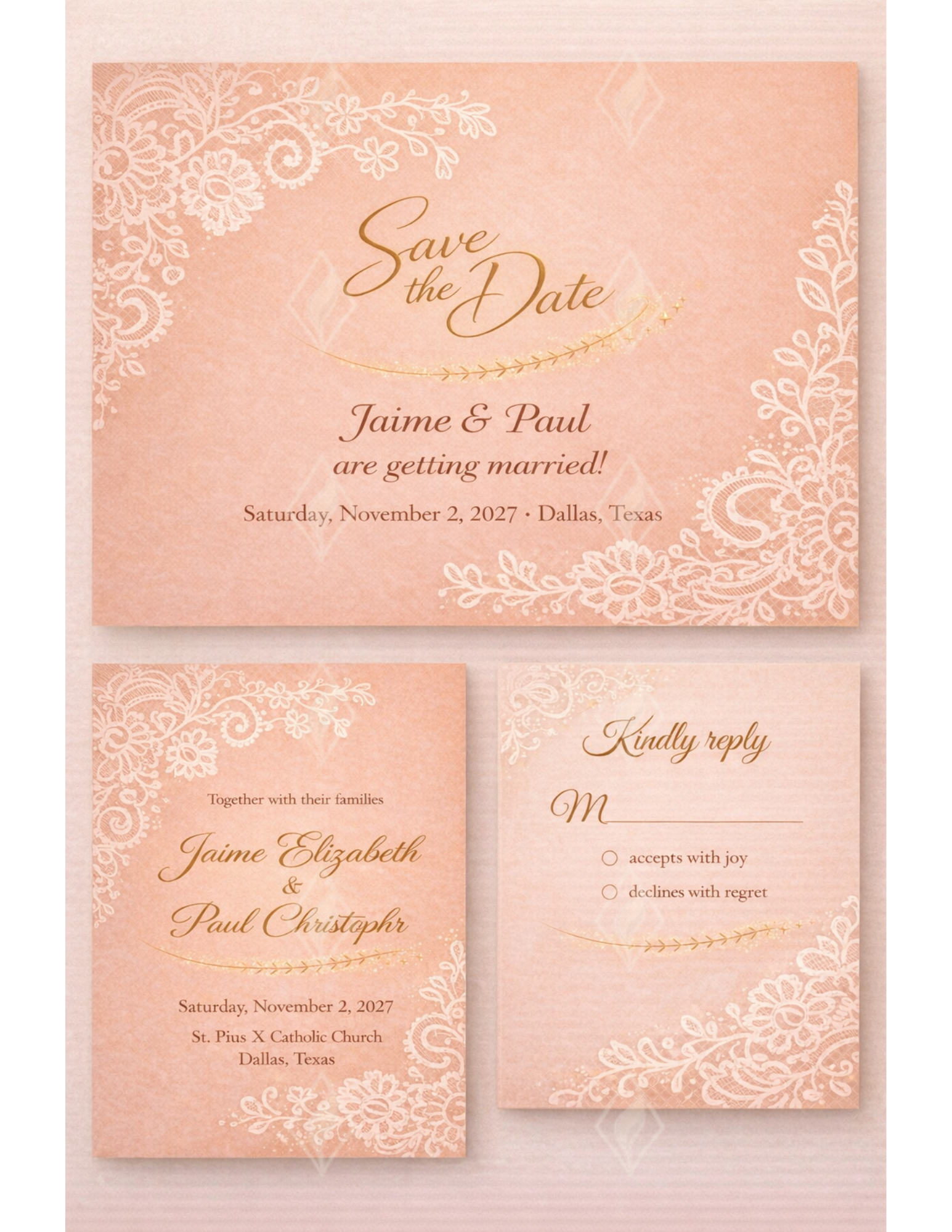 "Quarterback Princess" Wedding Suite